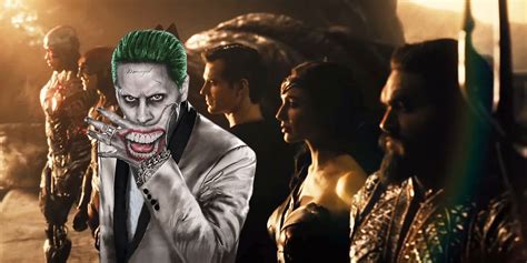Snyder already had a history devised in his head. Justice League: Everything We Know About Joker's Role In ...