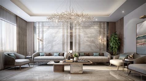 Ksa Living Room On Behance Living Room Design Decor Classy Living