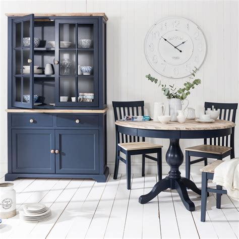 Check out our blue dining room selection for the very best in unique or custom, handmade pieces from our shops. Florence Display Cabinet Dresser - NAVY BLUE | Blue kitchen furniture, Kitchen display cabinet ...