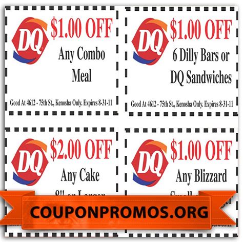 Free Dairy Queen Printable Coupons Printable Templates
