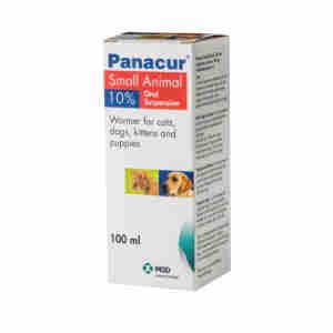 The daily dose for panacur c is 50 mg/kg (22.7 mg/lb) of body weight. Panacur Liquid for Cats & Dogs | MedicAnimal.com