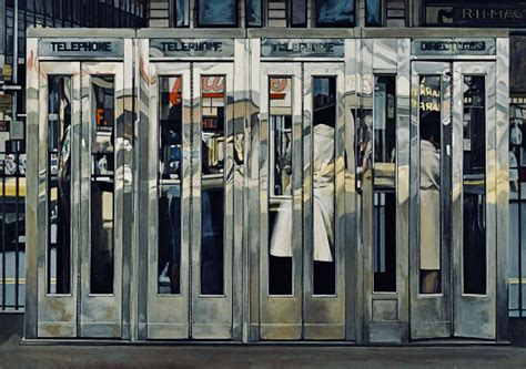 Richard Estes Telephone Booths 1968 Oil On Canvas Visual Elements