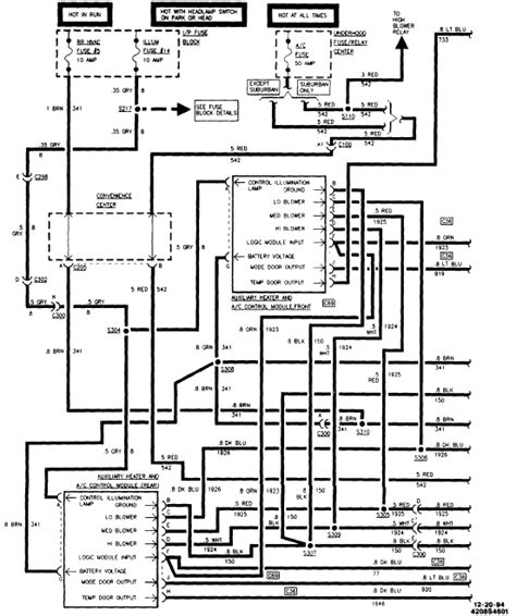 2002 Suburban Fuel Pump Wiring Diagram