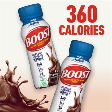 Boost Plus Ready To Drink Nutritional Drink Rich Chocolate 6 8 Fl Oz
