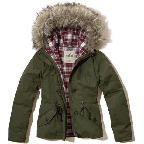 Hollister Flannel Lined Anorak Jacket 100 Liked On Polyvore