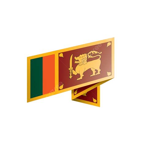Sri Lanka Flag Vector Art Png Sri Lanka National Flag Wind White