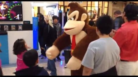 Donkey Kong Dancing In Real Life To Just Dance Youtube