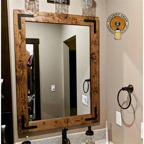 Diy Rustic Farmhouse Mirror A Unique Addition To Your Home Decor