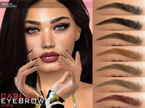 The Sims Resource Carla Eyebrows N96