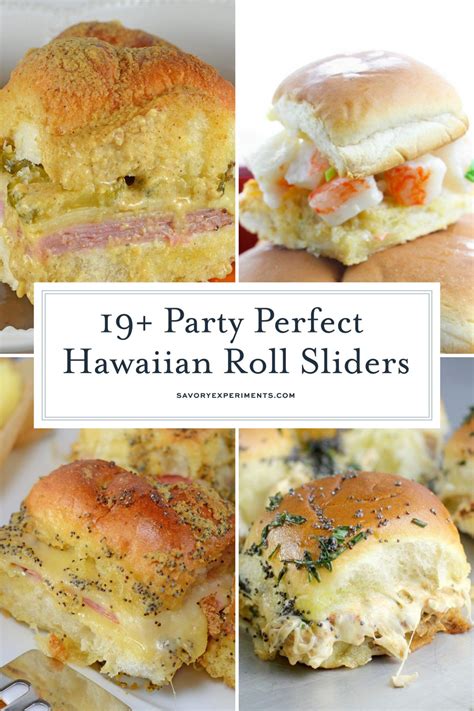 19 Party Perfect Hawaiian Roll Sliders Recipes With Hawaiian Rolls Slider Recipes Easy
