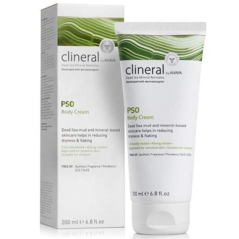 Clineral Pso Body Cream Based On Dead Sea Minerals For Skin Prone To