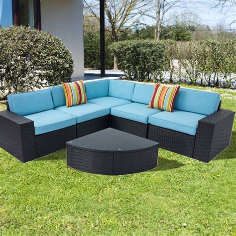 Then attached them to the back of each box with 2 1/2″ spax screws. 6 Piece Outdoor Patio Conversation Furniture Sets with ...
