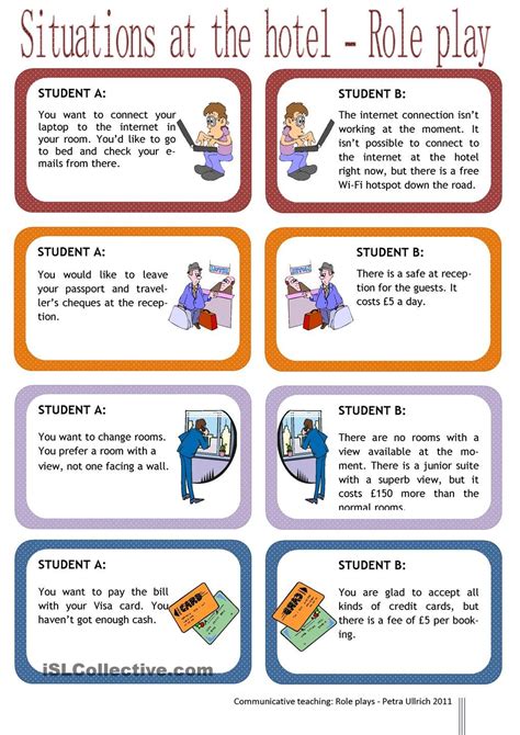 Role Play Exercises For English Learners Exercise Poster