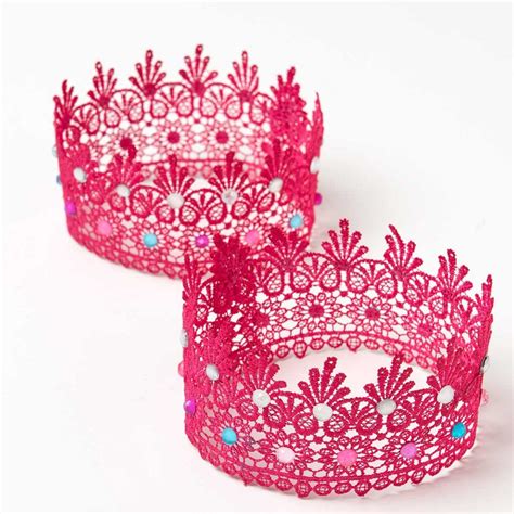 Make Mod Podge Ultra Jeweled Lace Crowns Mod Podge Ultra Can Stiffen
