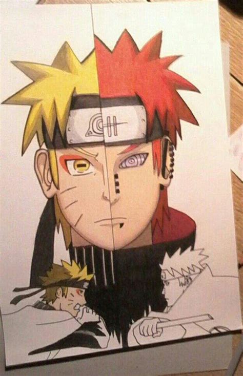 ⤵🔥dibujo Naruto Vs Pain🔥⏩ •naruamino• Amino