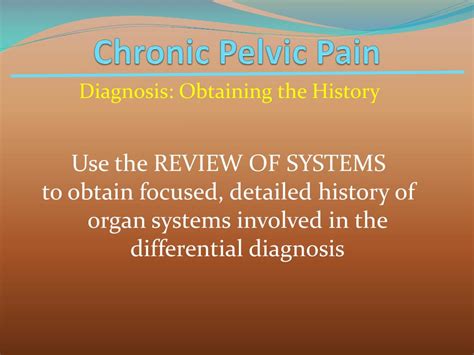 Ppt Ch Ronic Pelvic Pain Powerpoint Presentation Free Download Id