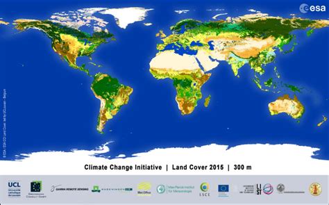 300 M Annual Global Land Cover Time Series From 1992 To 2015 Esa Cci