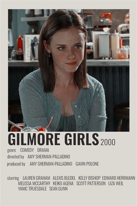 Collection by maria smith • last updated 4 weeks ago. Gilmore Girls poster by cari in 2020 | Gilmore girls ...