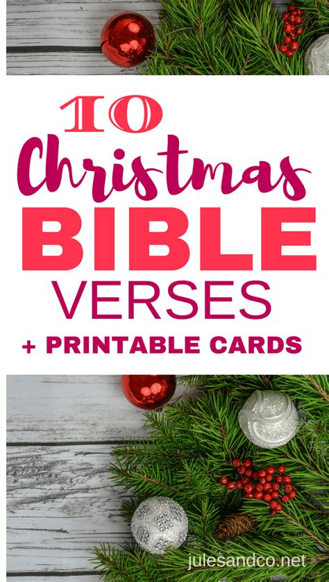 10 Beautiful Printable Christmas Bible Verses for Kids  Jules & Co