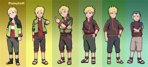 Naruto Character Design Evolution Naturut