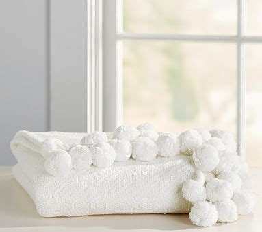 The credit card of pottery barn is the card that used in pottery barn shot only and with the help of this you will get the different rewards at card, its kids store as start earning 10% back in rewards with the pottery barn credit card. Organic Pom Pom Kids Blanket | Pottery Barn Kids