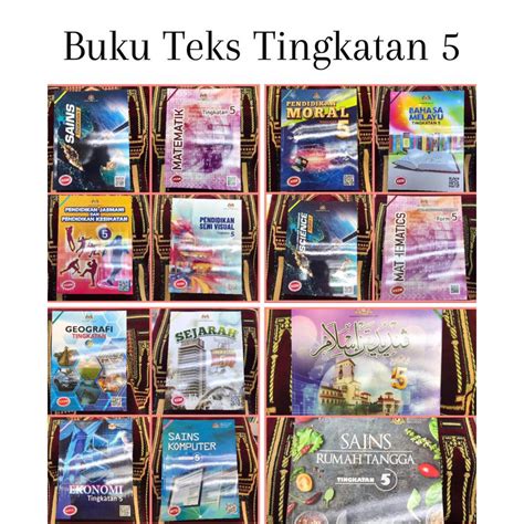 Senarai judul buku teks tingkatan 2.  READY STOCK  [ CATALOG 1/2 - BUKU TEKS TINGKATAN 5 ...