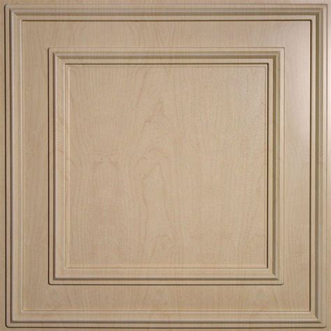 Learn how to install faux wood ceiling panels with our comprehensive guide. Ceilume Cambridge Faux Wood-Sandal 2 ft. x 2 ft. Lay-in or ...