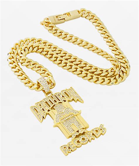 Iconic Iced Out Tupac Death Row Chain Ubicaciondepersonascdmxgobmx