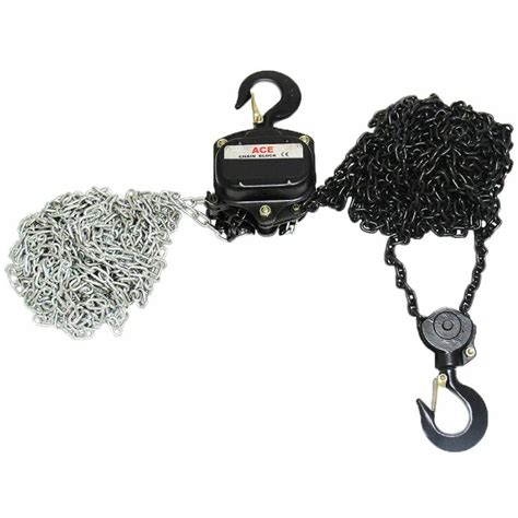 Heavy Duty Chain Block With Tackle 2 Ton 3 Metre 2000kg 2t 3m Lifting