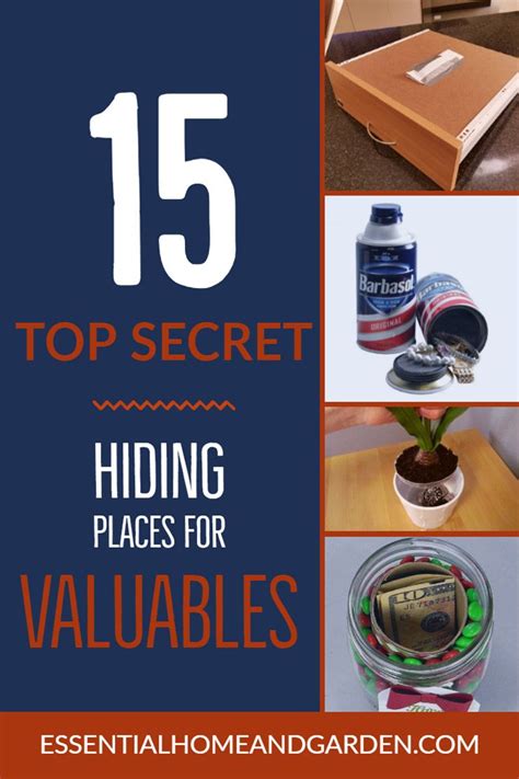 15 Top Secret Hiding Places For Your Valuables At Home Secret Hiding