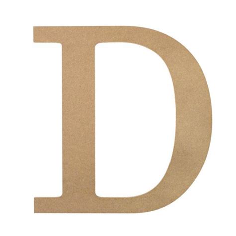10 Decorative Wood Letter D Ab2028