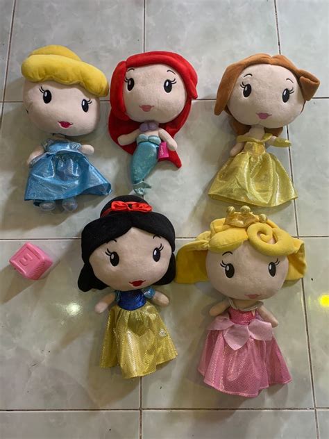 Disney Princess Plush Dolls Set Hobbies And Toys Toys And Games On Carousell