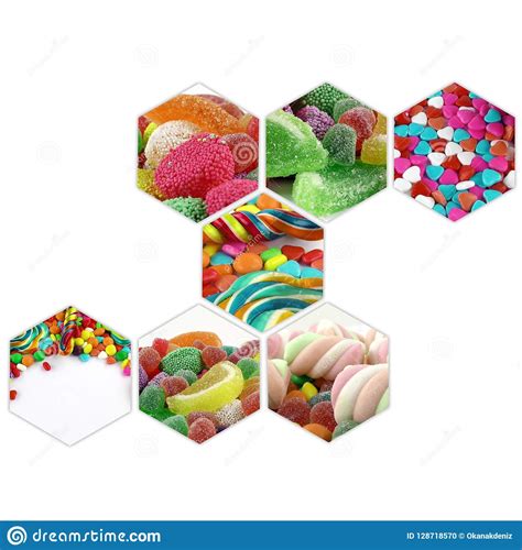 Candy Sweet Lolly Sugary Collage Stock Photo Image Of Bonbon Lolly