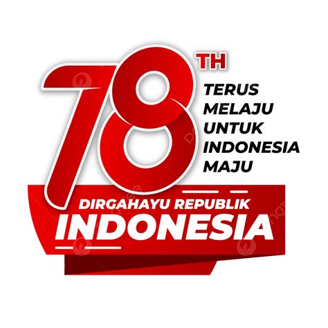 Logo Hari Jadi Republik Indonesia Ke Vektor Logo Th Tapi Ri