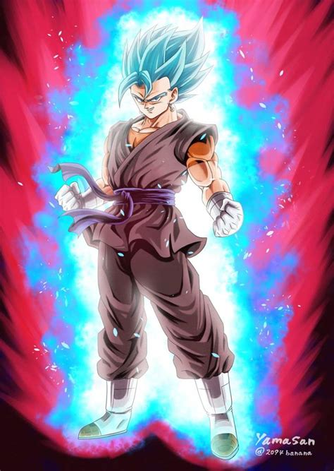 🌀 Dibujo De Vegetto Super Saiyajin Blue Kaio Ken 🌀 Dragon Ball