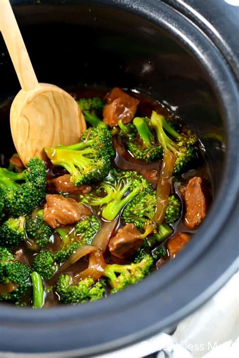 Crockpot Beef And Broccoli Easy Weeknight Meal The Shortcut Kitchen