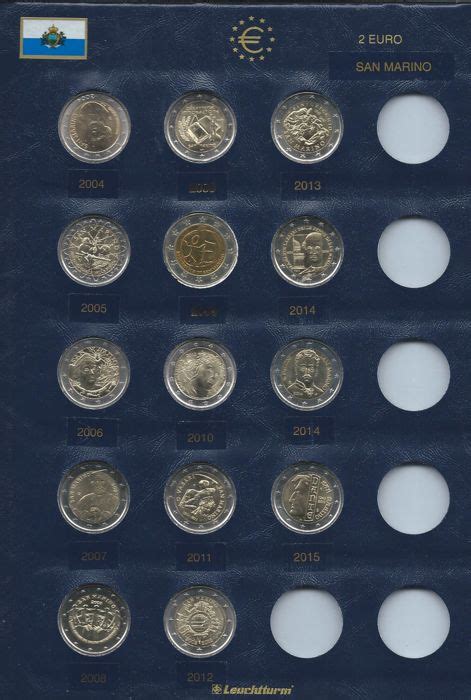 San Marino 2 Euro Special Occasion Coins 20042015 14 Catawiki