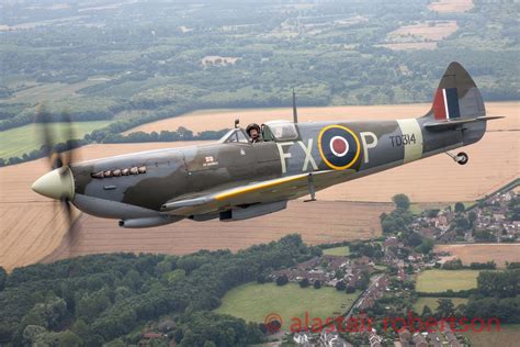 Spitfire P At Duxford Key Aero