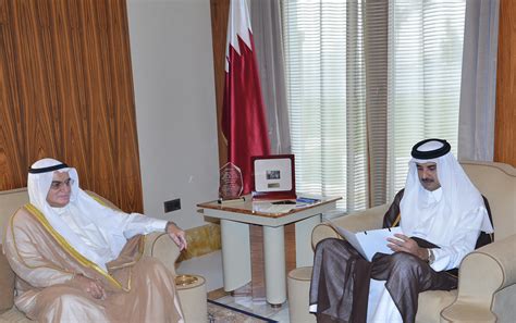 Kuna His Highness Amirs Envoy Delivers Letter To Qatari Amir