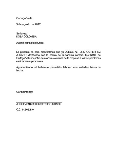 Modelo Carta De Retiro De Colegio Kulturaupice