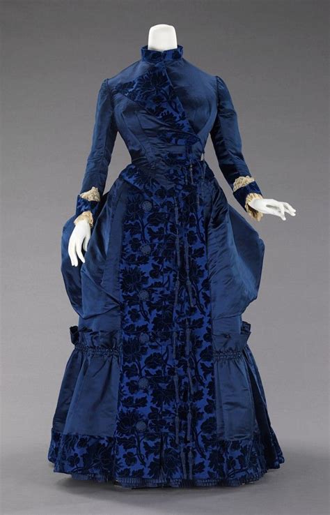 Afternoon Dress Ca 1885 Victorian Clothing Historical Dresses