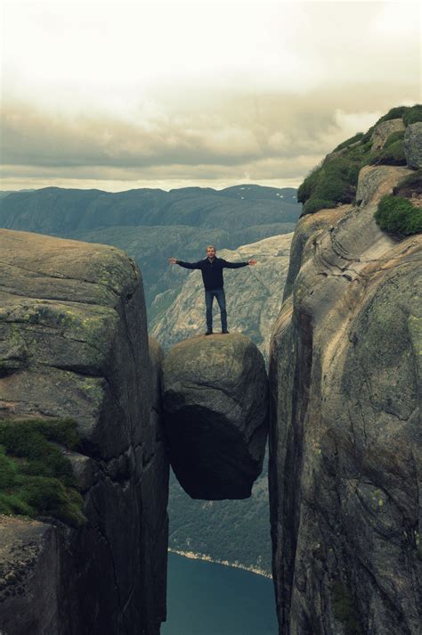 Kjerag tourist information facebook home page has very good daily weather updates, warnings and advice for this. Kjeragbolten, Norway - | Amazing Places
