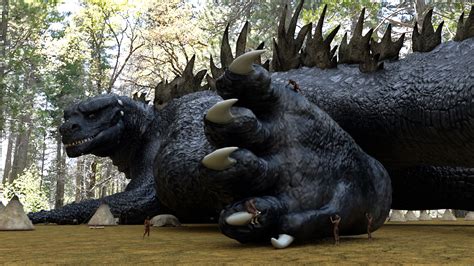 More images for how tall is godzilla earth in feet » Cleaning of Godzilla feet by gammaray666 -- Fur Affinity ...