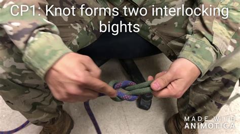 Sapper Knots Tutorial Square Knot Youtube