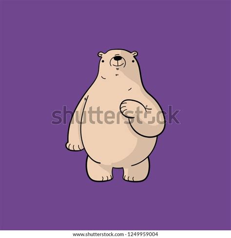 Brown Bear Cartoon Characters Icon Vector Stock Vector Royalty Free 1249959004 Shutterstock