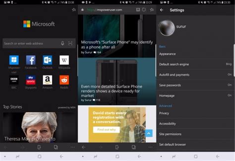 Microsoft Edge доступен для планшетов Ipad и Android Msportal