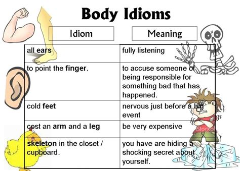 8 Useful English Idioms With Body Parts In English