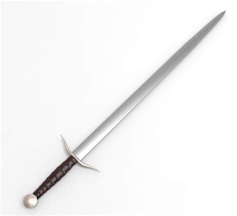 Free Simple Medieval Sword 3d Model Turbosquid 1619649