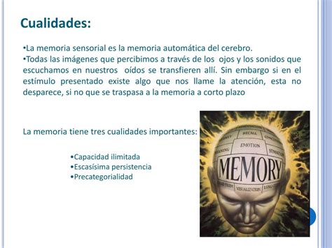 Ppt Memoria Sensorial Powerpoint Presentation Free Download Id6515046