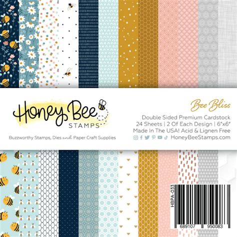 Paper Pad X Double Sided Sheets Bee Bliss